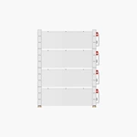 51.2V 100/200/314Ah Modules Rack Battery