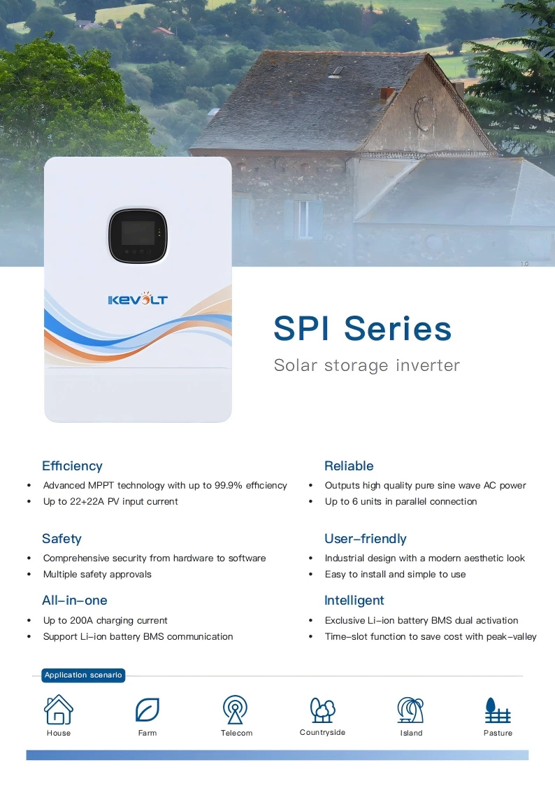 US 8/10kW Split Phase Hybrid Inverter